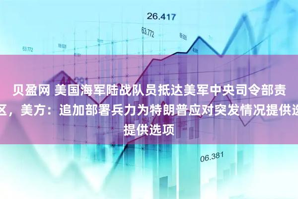 贝盈网 美国海军陆战队员抵达美军中央司令部责任区，美方：追加部署兵力为特朗普应对突发情况提供选项