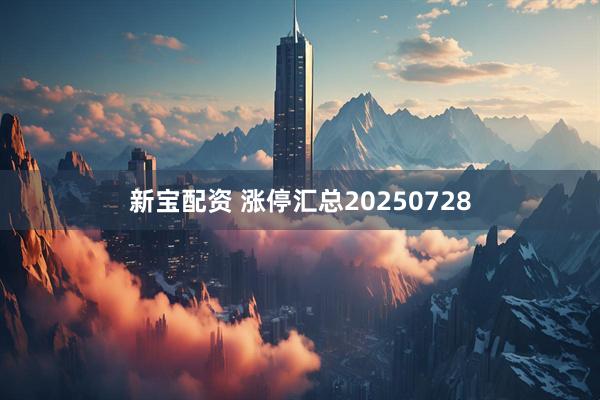 新宝配资 涨停汇总20250728